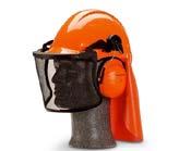 EAR PROTECTOR SNR 8Db Helmet EN97 Visor EN 171 Ear Muffs EN- M G01A PELTOR FORESTRY KIT HDG01A Forestry Helmet combination provides effective protection for the head, face and hearing.