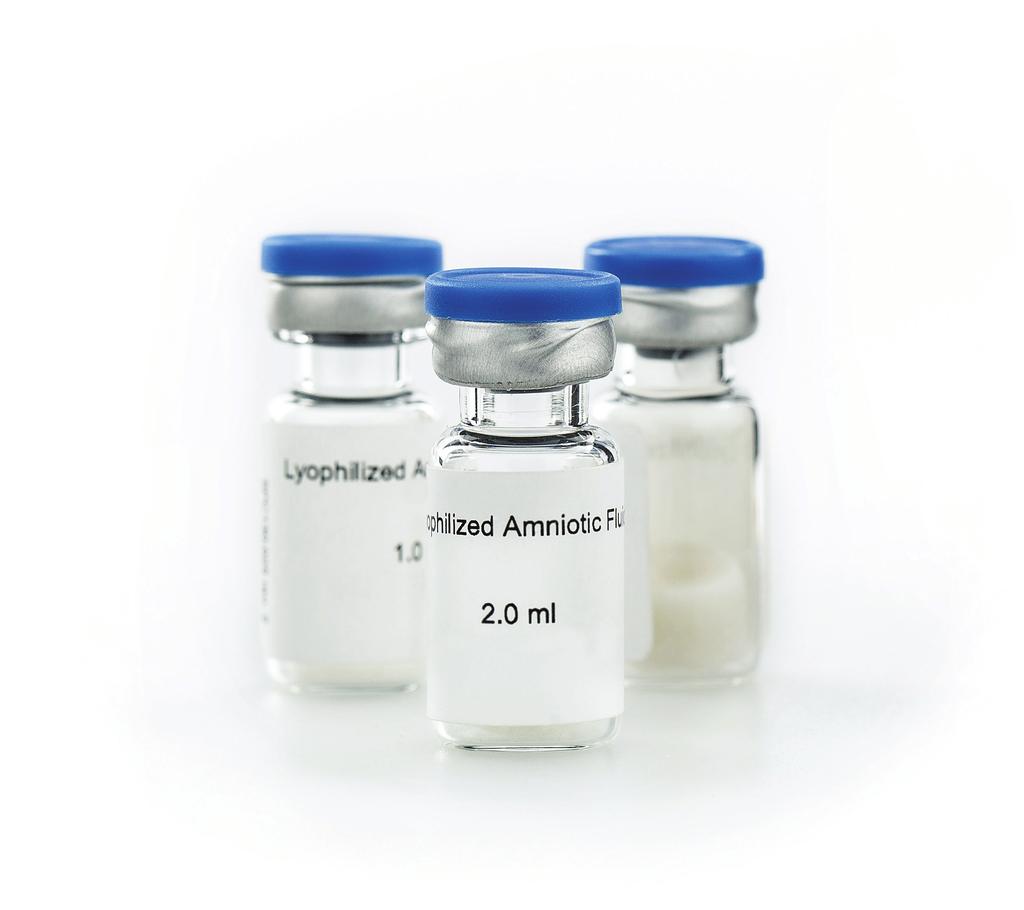 OrthoFlo Lyophilized Product Description OrthoFlo is a purified human amniotic fluid allograft that is intended for homologous use to protect and cushion, provide lubrication and modulate