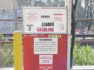 Gasoline (phase-out began 1980)