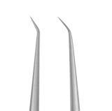Dumont #5/45 45 tips for improved visibility and control Dumont #5/45 Cover Slip Forceps Teflon Coated Dumont #5 Dumont #4 Similar to #5, but with broader shanks 400% 0.13 mm x 0.08 mm, No.