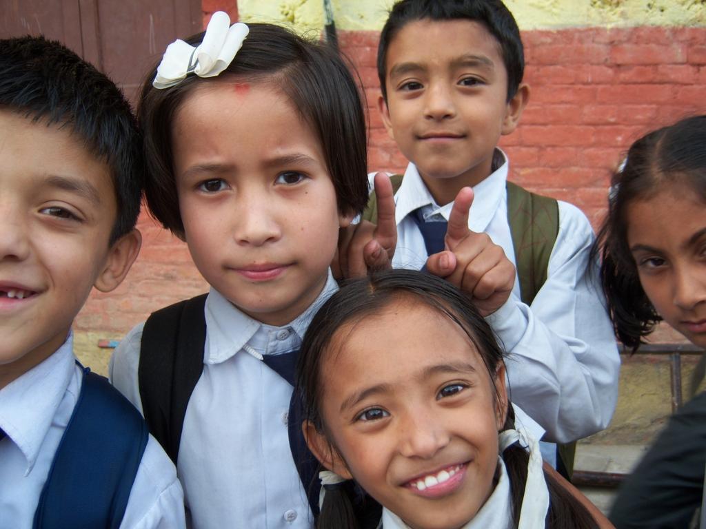 Third and fourth grade students from the Sunshine School