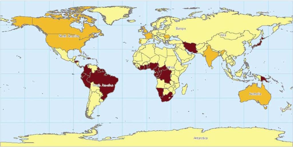 Global prevalence of Human T-cell Leukemia Virus type