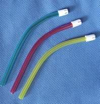 Saliva Ejectors Previously suctioned fluids might be retracted into the patient s mouth when a