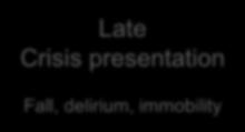 presentation Fall, delirium,