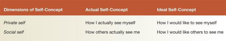 Self-Concept Dimensions of