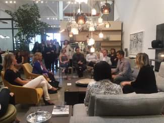 Chris interviews professionals in Interiors-related fields in an engaging and informal panel format leaving room for socializing and meaningful networking.