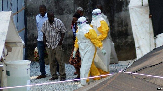The Ebola Virus Causes Viral hemorrhagic fever Current health crisis in West Africa As of Aug.