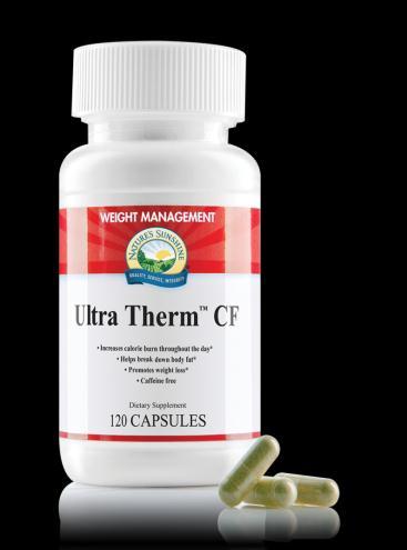 Metabolism Ultra Therm & Ultra Therm CF Key Benefits: Increases calorie burn throughout the day* Helps break down body fat* Promotes weight