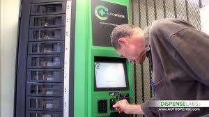 Marijuana Vending Machines Some states that have legalized marijuana for medical uses have vending machines that dispense marijuana to those with a prescription with a fingerprint identification