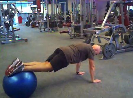 Push up to the upright position. Stay in a split-squat stance. Perform all reps for one leg and then switch.