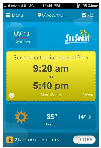 The app lets you know when you do and don't need sun protection, making it easier than ever to be smart about sun exposure all year Consumer forum - West A successful consumer forum was held in