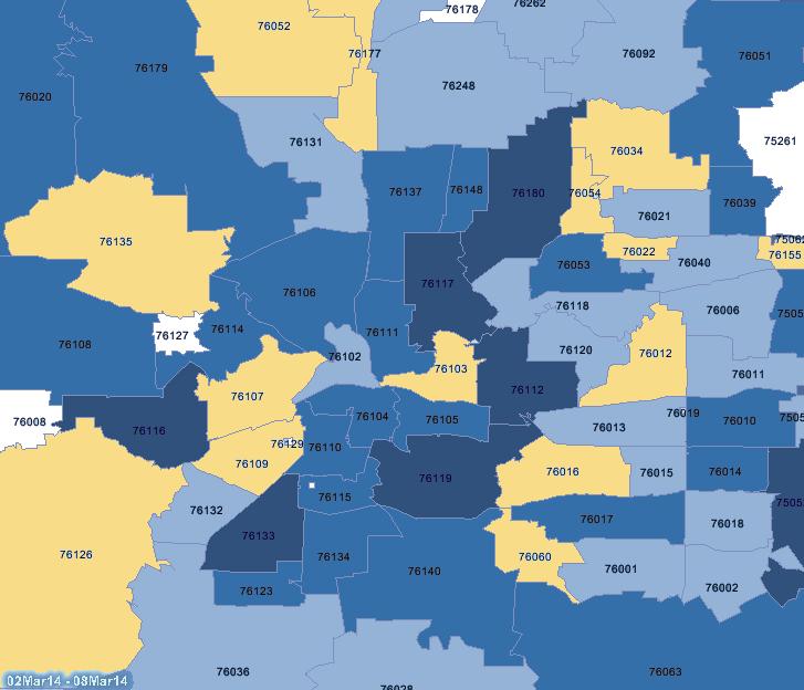Tarrant County Historical ILI and ESSENCE Geographical Distribution Map % ILI 13.0% 12.0% 11.0% 1 9.0% 8.0% 7.0% 6.0% 5.0% 4.0% 3.0% 2.0% 1.0% Graph 3.