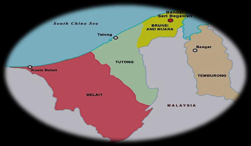 Brunei Darussalam Reached independence in 1984. Population 400 thousand. Consist of 7 ethnic groups. The Malay being the majority. Divided into 4 districts.