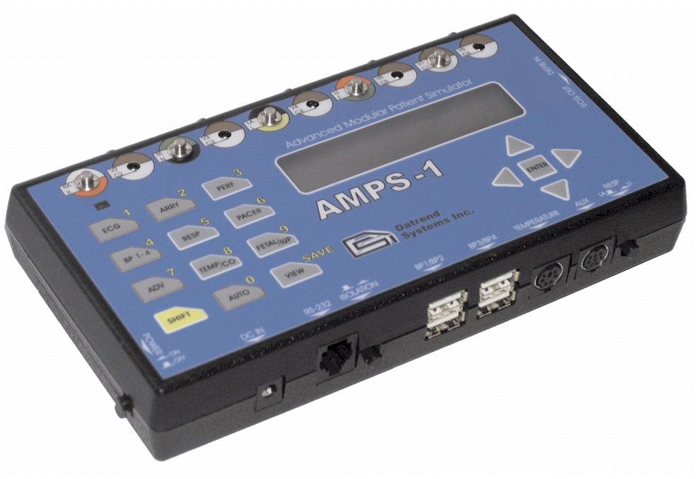 2.7 Connecting to AMPS-1 As shown in Figure 11, the top side of AMPS-1 features a full set of universal ECG snaps and jacks, enabling connection of any 3-, 5-, or 10-lead ECG device.