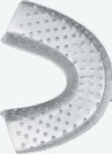 IMPRESSION TRAYS Partial Denture Perforated without Rim Set of 10 Pcs.