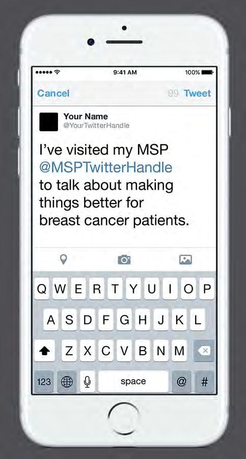 Your guide to meeting your MSP After the meeting with your MSP It s important to thank your MSP and remind them of what you ve agreed.