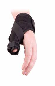 short length or 10" long length Wrist circumference Up to 5 5-6 6-7 7-8 8-9 x = 1 x = 3 x = 5 x = 7 x = 9 Indications: For immobilization and support for Carpal  Wrist Lacer with Thumb Malleable