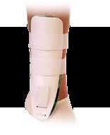 Wraptor Figure 8 design mimics traditional taping while High Ankle Strap secures stirrups Sharkskin material at the base of the foot reduces brace slippage