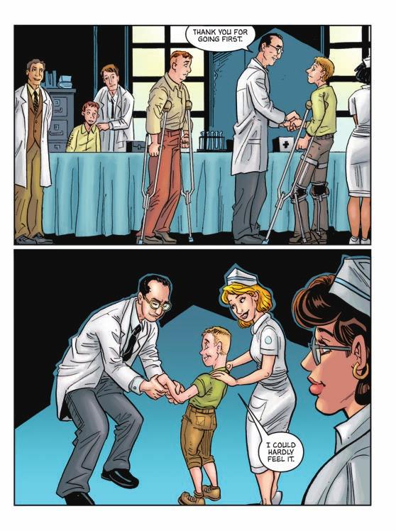 Leetsdale, Pa., USA. 2 July 1952. Salk first tried the vaccine on kids who already had polio and were recovering, and found that their antibodies increased.