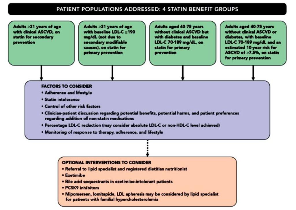 ACC Expert Clinical Decision Pathway In what patient populations should non-statin therapies be considered? In what situations should non-statin therapies be considered?