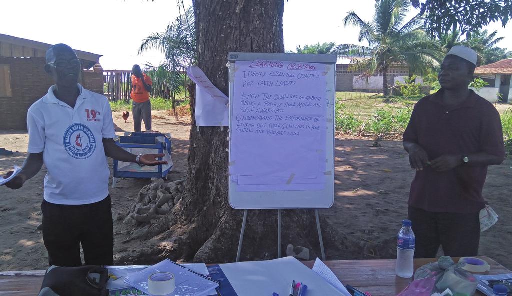 EVALUATION SUMMARY JUNE 2018 Engaging Faith Leaders to Prevent and Respond to Violence Against Women and Girls in Liberia 2015-2017 This summary highlights key learnings and findings from an external