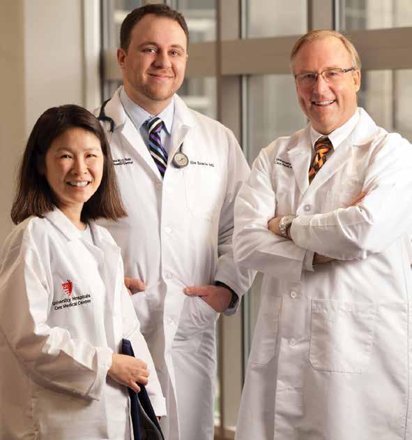 Drs. Taryn Lee, Elie Saade and Peter DeGolia The Center for Geriatric Medicine at UH Case Medical Center meets the ambulatory, hospital, home-based and skilled-nursing needs of older patients.