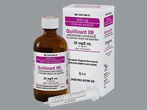 Methylphenidate Products Quilivant XR - oral suspension Combined PK characteristics of both IR and ER formulations Maybe useful for children not able to swallow pills Image from: https://healthy.