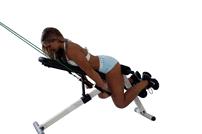 Bench Triceps Extension Gym Equivalent: Chest Down Bench Cable Machine
