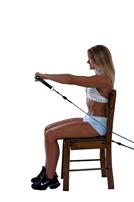 Shoulder Exercise #7: Seated Front Shoulder Raise Gym Equivalent: Cable Machine / Dumbbell Front Shoulder Raise