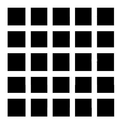 Lateral inhibition in Hermann grid illusion 25 Can you explain