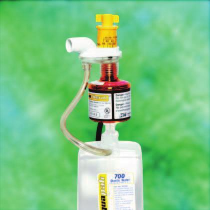 050-12 Use with AQUAPAK prefilled nebulizer system to provide heated aerosol Adjustable aerosol temperature to meet varying patient needs Sold