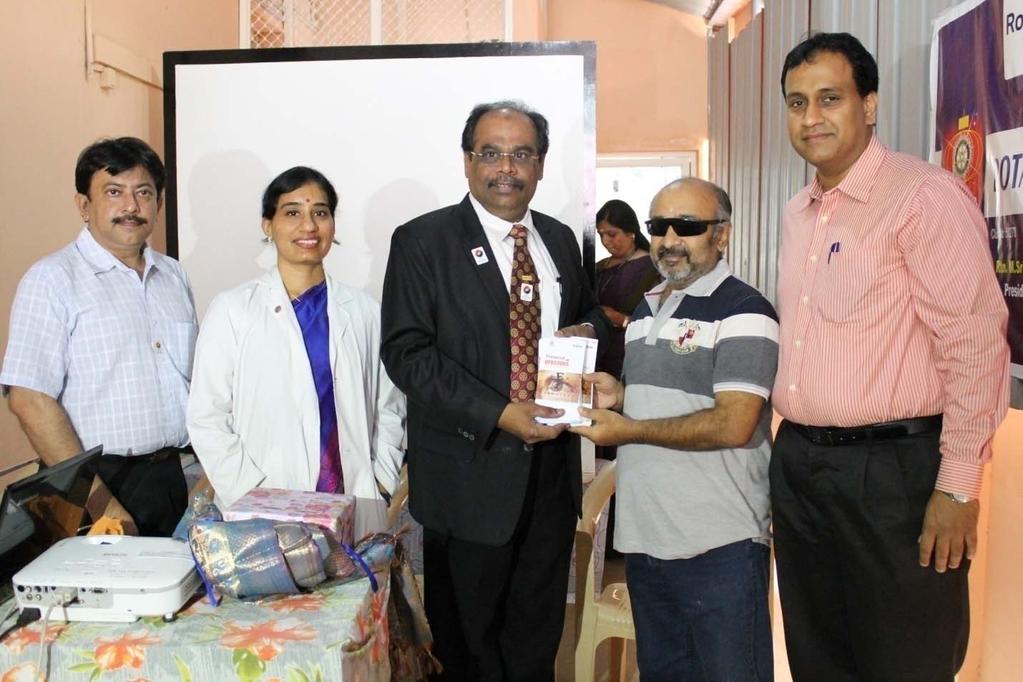 Pamphlets for distribution to the public about Diabetic eye disease released by Rotary District