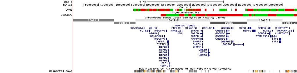 Figure 2: An example of figure output utilized for further analysis as obtained from the UCSC genome browser.