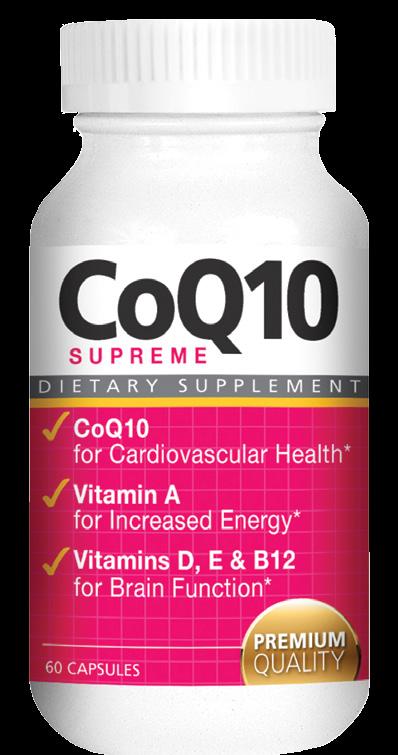 A for increased energy Vitamins D, E and B12 for brain function 60 CAPSULE BOTTLE...... $29.99 HEALTHY DIVIDENDS:... $19.