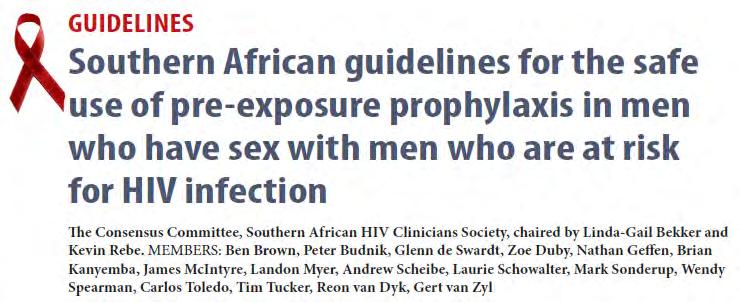 PrEP in Africa PrEP knowledge generally low