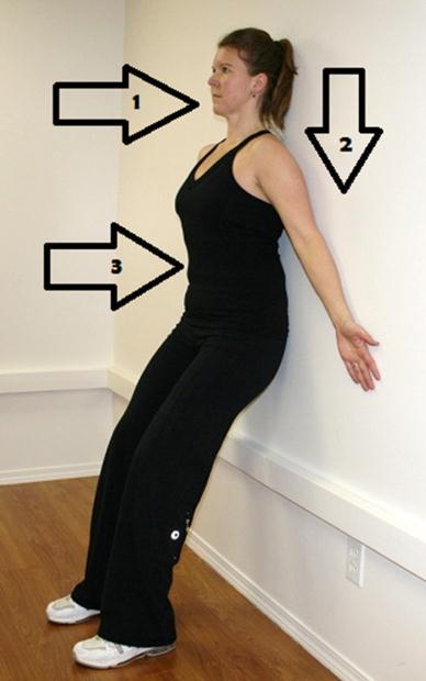 8. BEGINNER POSTURE STRETCH ON THE WALL For this last exercise in the level 1 posture series, we will incorporate all the exercise we have done so far.