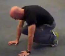 Squat Thrusts Start in the pushup position with your abs