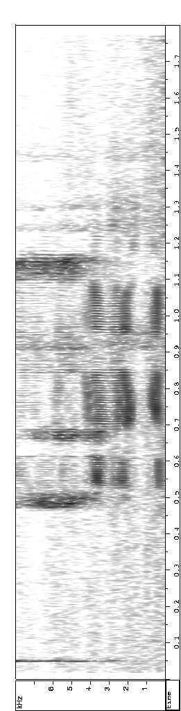 the handheld device s internal  Figure 6: Spectrogram of sample phrase recorded at