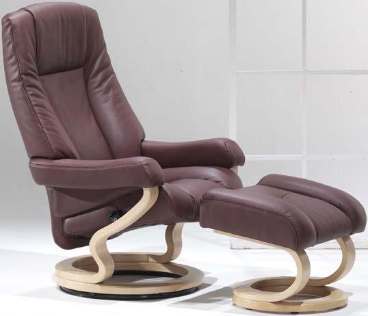 Available in three seat heights ZEROSTRESS Carron The integrated dynamic lumbar support fitted across the range