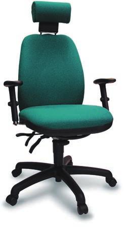 Uniquely Ergochair will tailor any chair in the 600 range to suit the user.