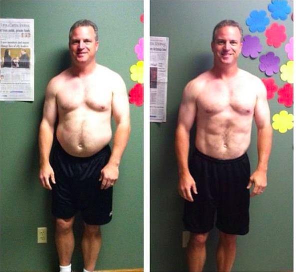 Results Jared Down 24 lbs.