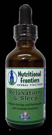 Relaxation and Sleep Tincture Relaxation and Sleep Tincture was designed to reduce anxiety and restlessness and to combat insomnia.