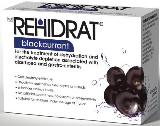 The Rehidrat Range How it can help your patients Rehidrat Rehidrat is available in three delicious flavours: Blackcurrant, Orange and Vanilla.