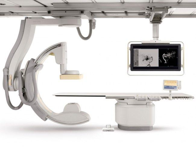 High end neuro cath lab ( Philips FD20) with facility for performing 3D Rotational