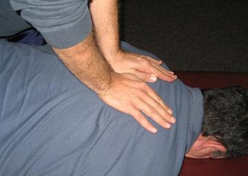 patient prone using a double thenartransverse process T5 has moved posterior T5 is fixated in extension