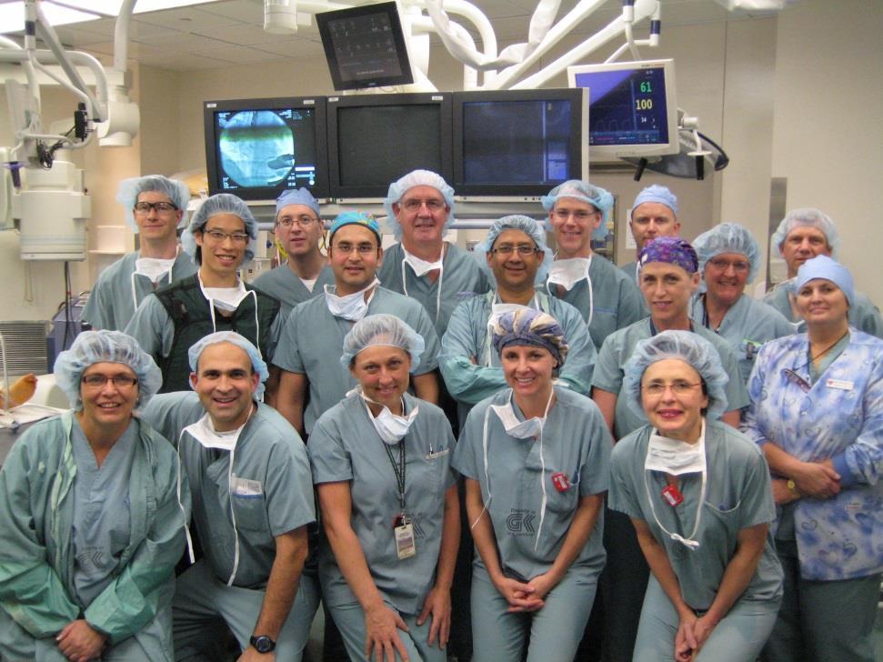 London HCR/TAVI/Perc MV Team 2 cardiac surgeons 2 interventional cardiologists 2 cardiac