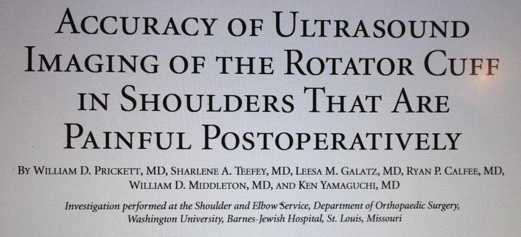 US PostSurgical Setting 44 subjects with pain following surgery 34/44 patients with prior cuff