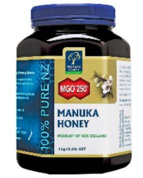 Decrease of halitosis by intake of Manuka honey.