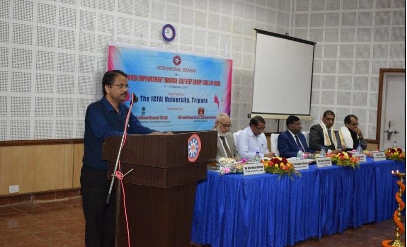 Agriculture and Technology, Bangladesh delivering Key Note Address during International seminar on Women
