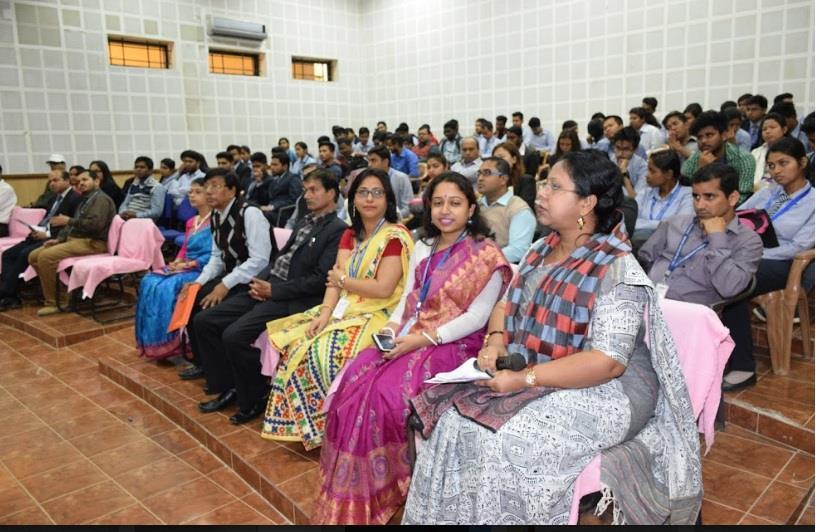 Presence of Dignitaries, Faculty members and Students during International seminar on